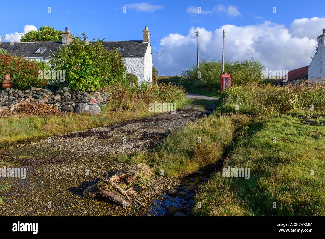 Picturesque Port Ramsay on The isle of Lismore, Argyll and Bute, Scotland Stock Photo