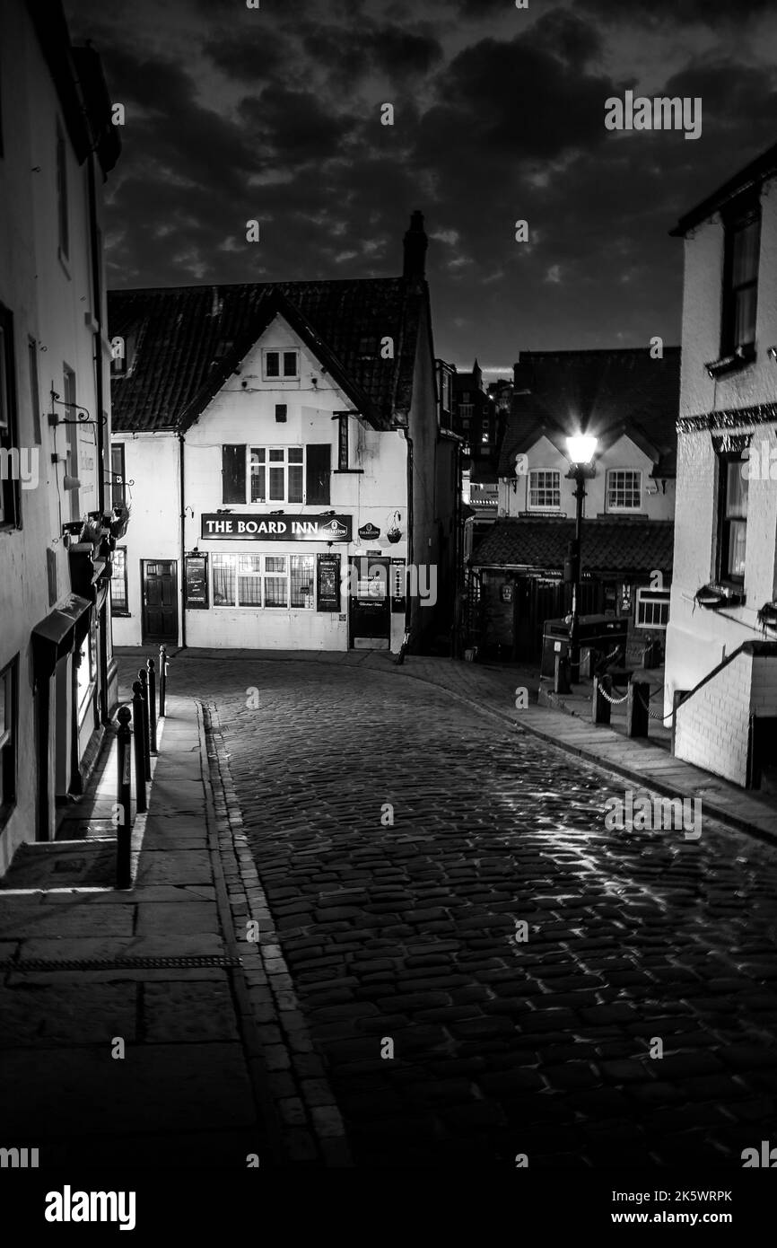 Old town whitby 199 steps Black and White Stock Photos & Images Alamy