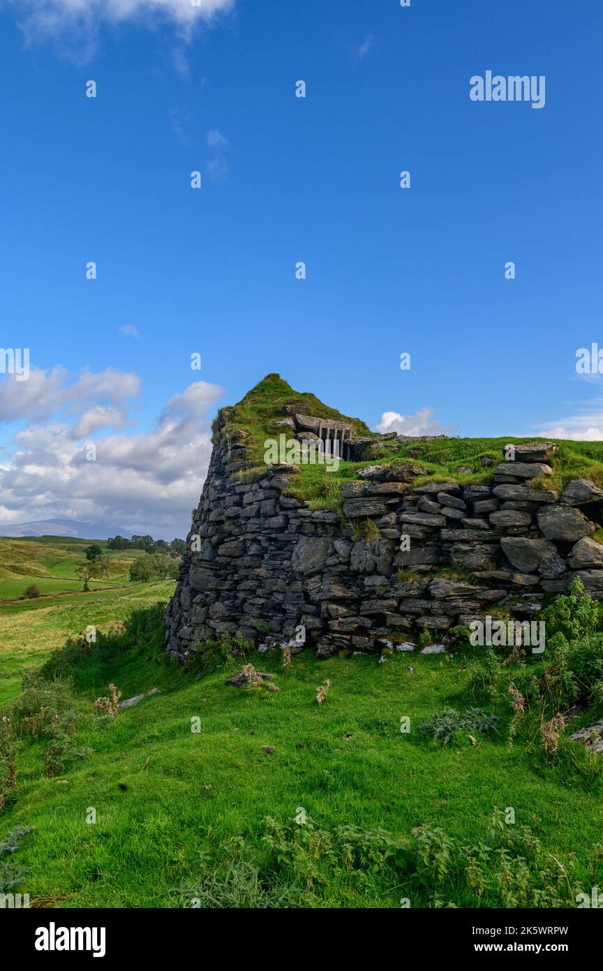 Tirefour Castle (Broch) on The Isle of Lismore, Argyll and Bute, Scotland Stock Photo
