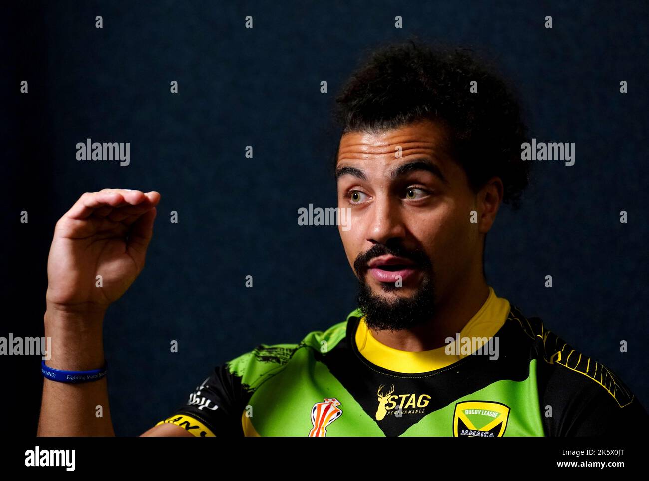 Jamaica captain Ashton Golding during the Rugby League World Cup 2021