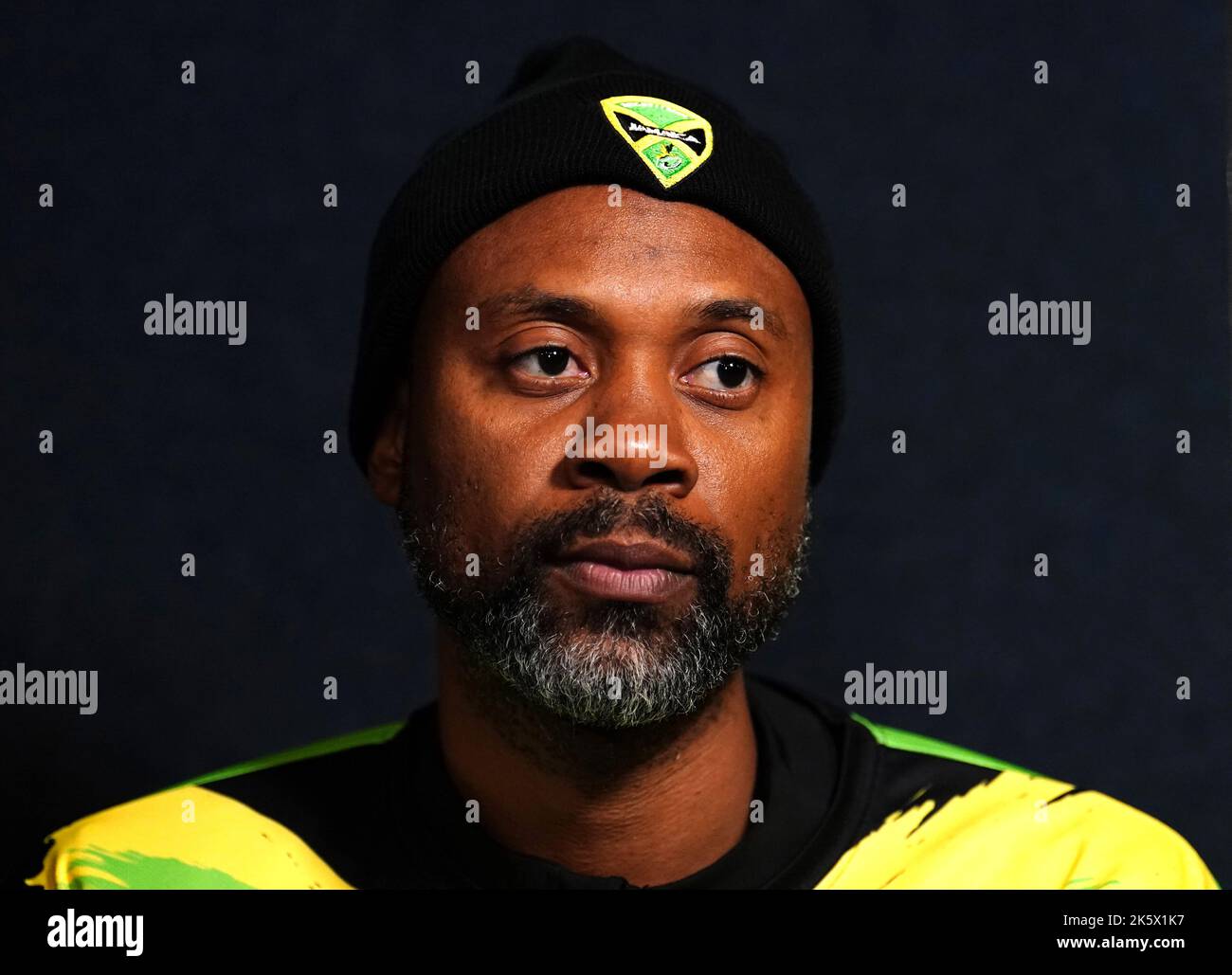 Jamaica head coach Romeo Monteith during the Rugby League World Cup 2021 tournament launch at the Museum of Science and Industry in Manchester, UK. Picture date: Monday October 10, 2022. Stock Photo
