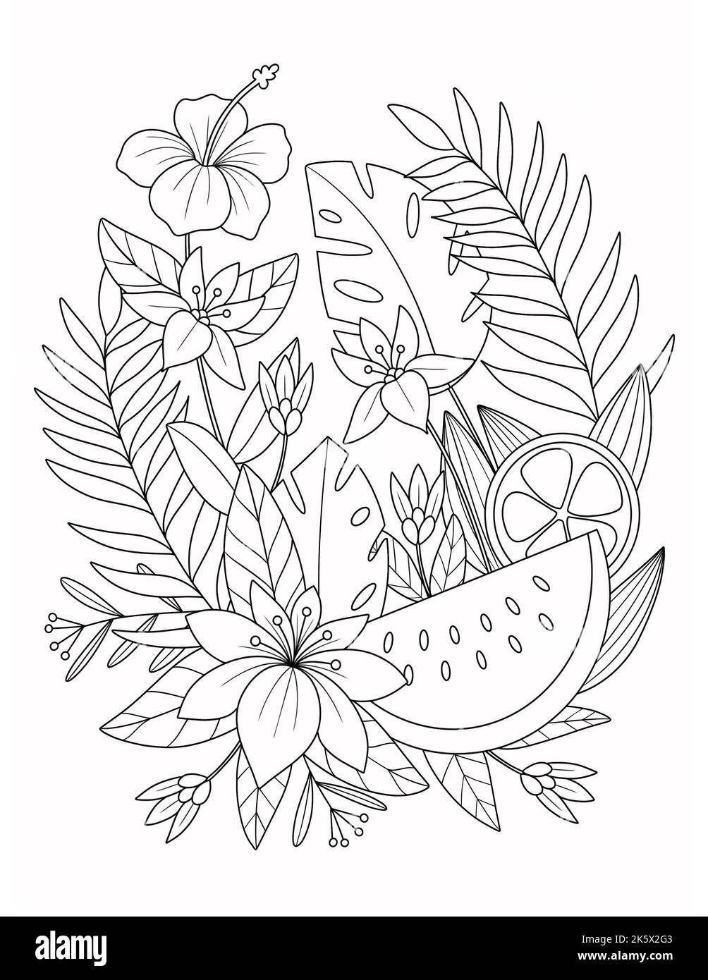 Vegetables coloring pages hi-res stock photography and images - Alamy