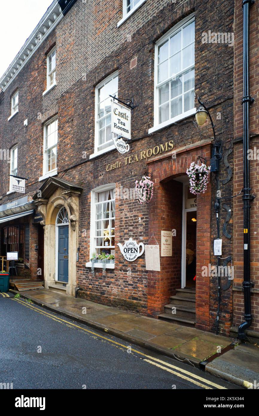 Castle Tea Rooms in the historic centre of York Stock Photo