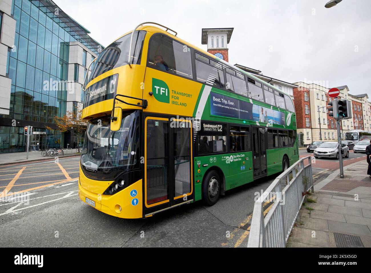 transport for ireland new livery for dublin bus dublin republic of ireland Stock Photo