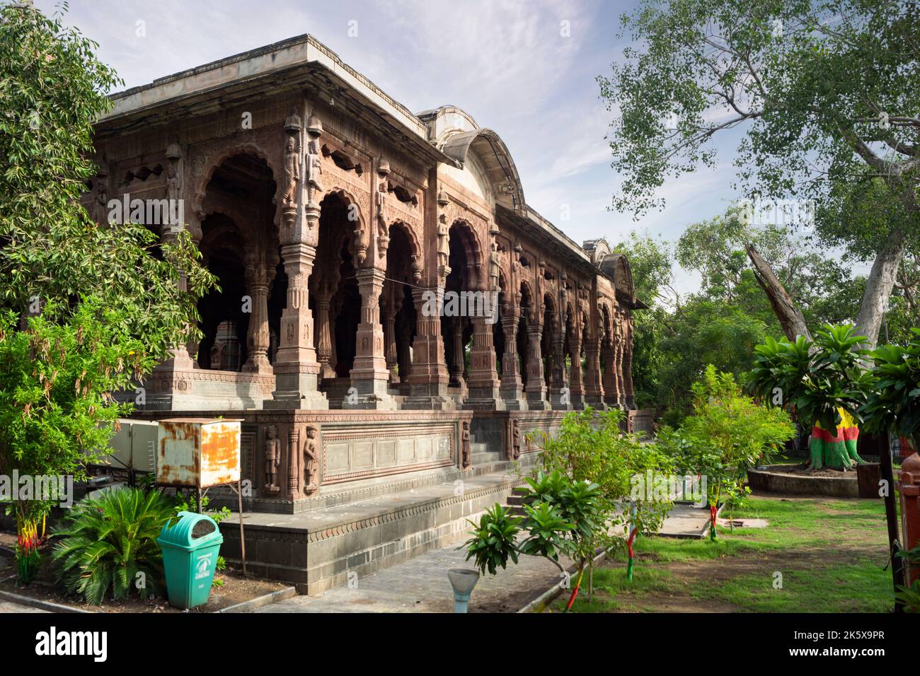 Pillars & Arches of Krishnapura Chhatri, Indore, Madhya Pradesh. Indian
