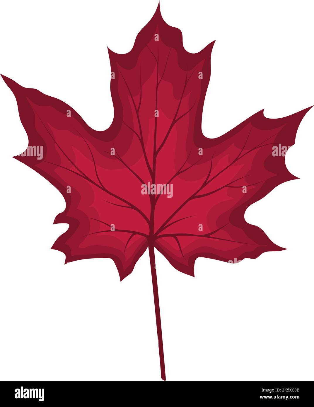 Autumn maple leaf. Leaf fall. Vector illustration Stock Vector Image ...