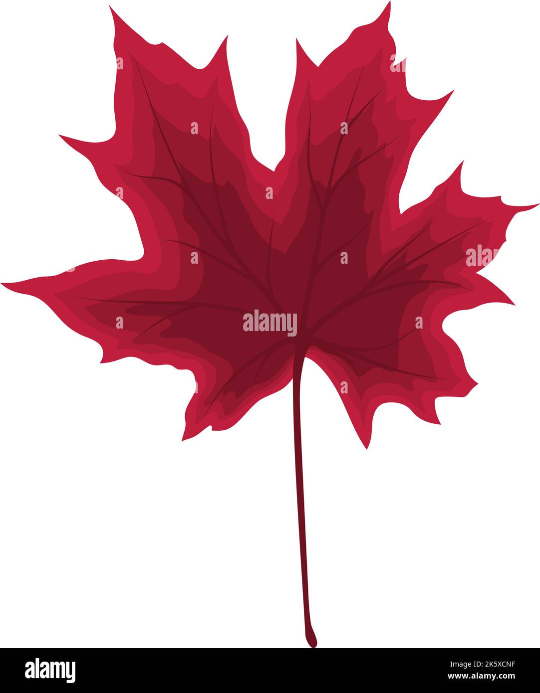 Autumn maple leaf. Leaf fall. Vector illustration Stock Vector Image ...