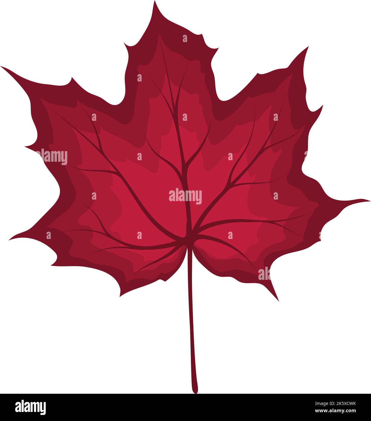 Autumn maple leaf. Leaf fall. Vector illustration Stock Vector Image ...
