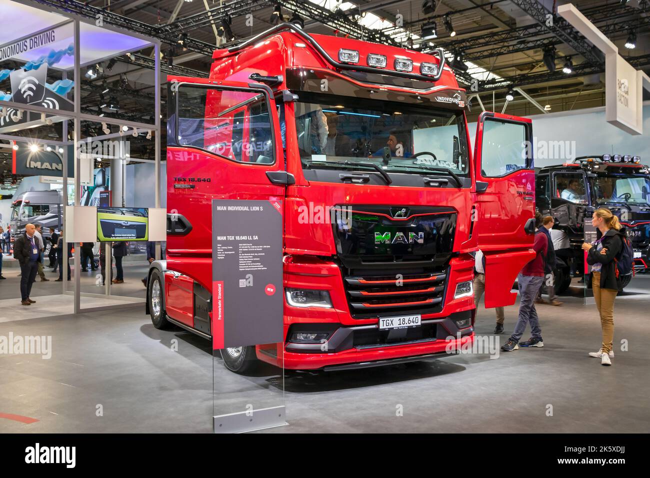 MAN TGX 18 640 Truck At The Hannover IAA Transportation Motor Show 