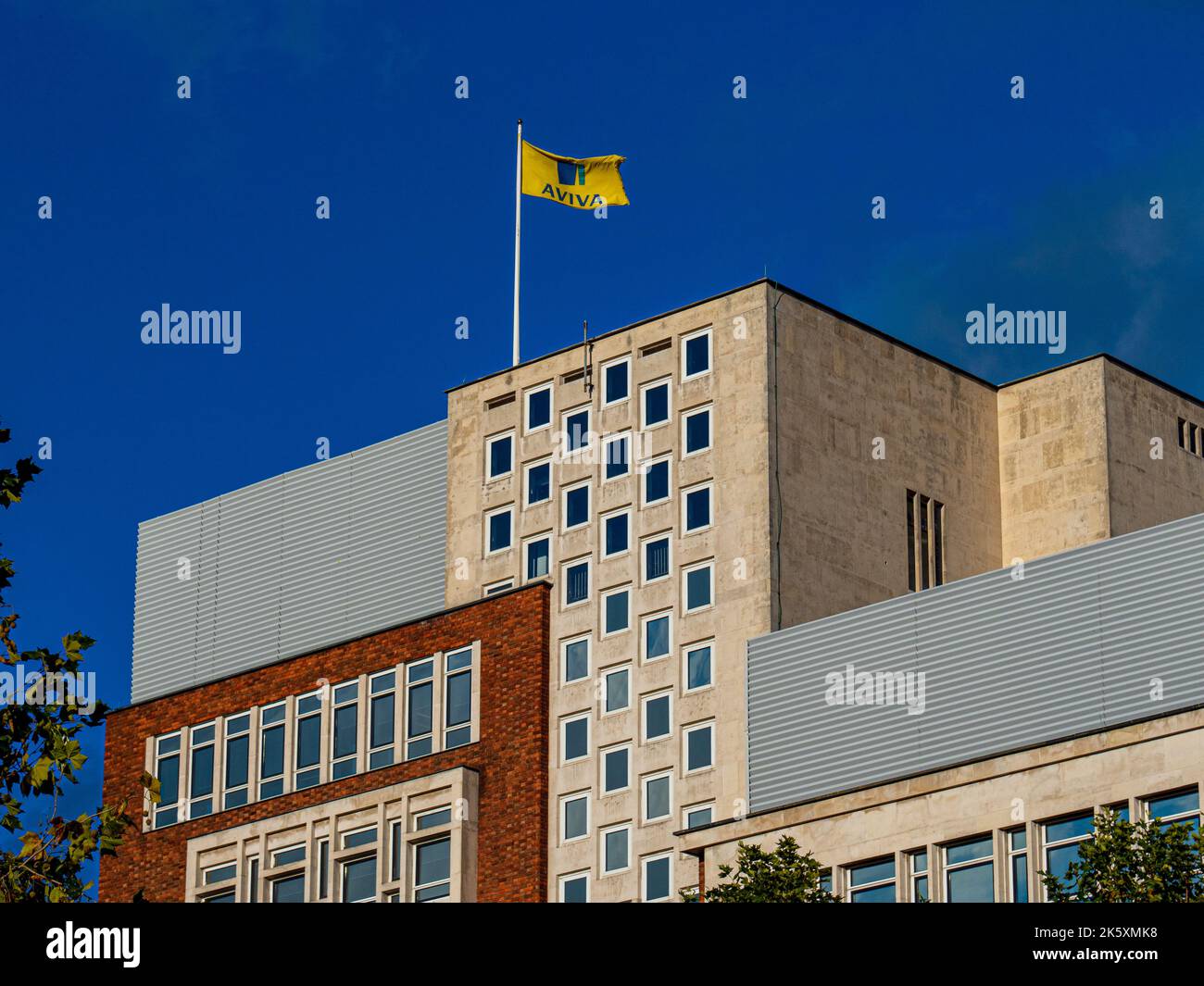 Aviva Norwich - Aviva Offices on Surrey St in Central Norwich. Stock Photo