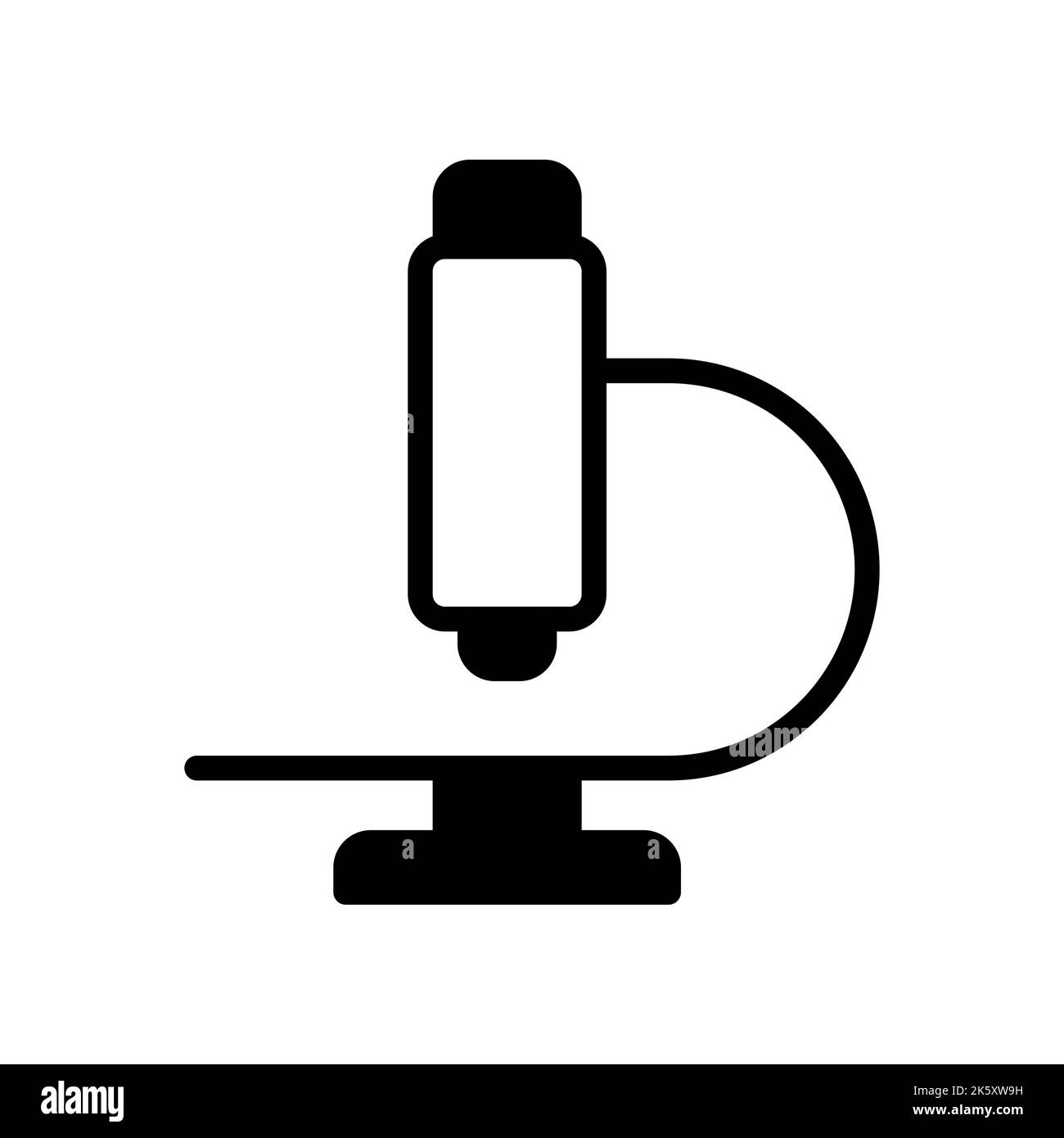 Microscope icon. an instrument for viewing small microbes. Stock Vector