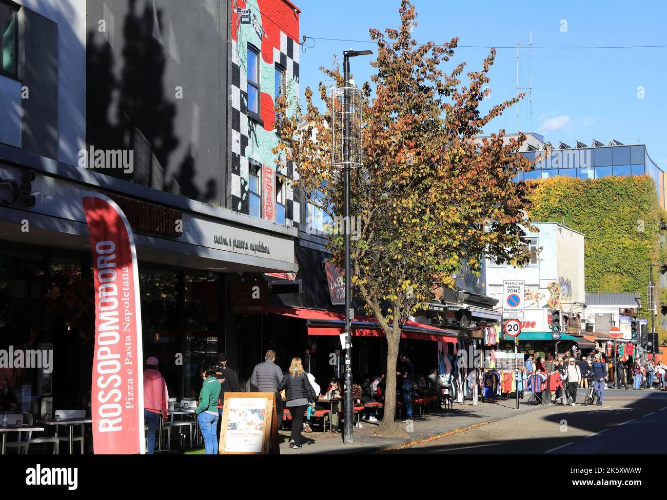 The Camden Diner on Jamestown Road, off Camden High Street, by the