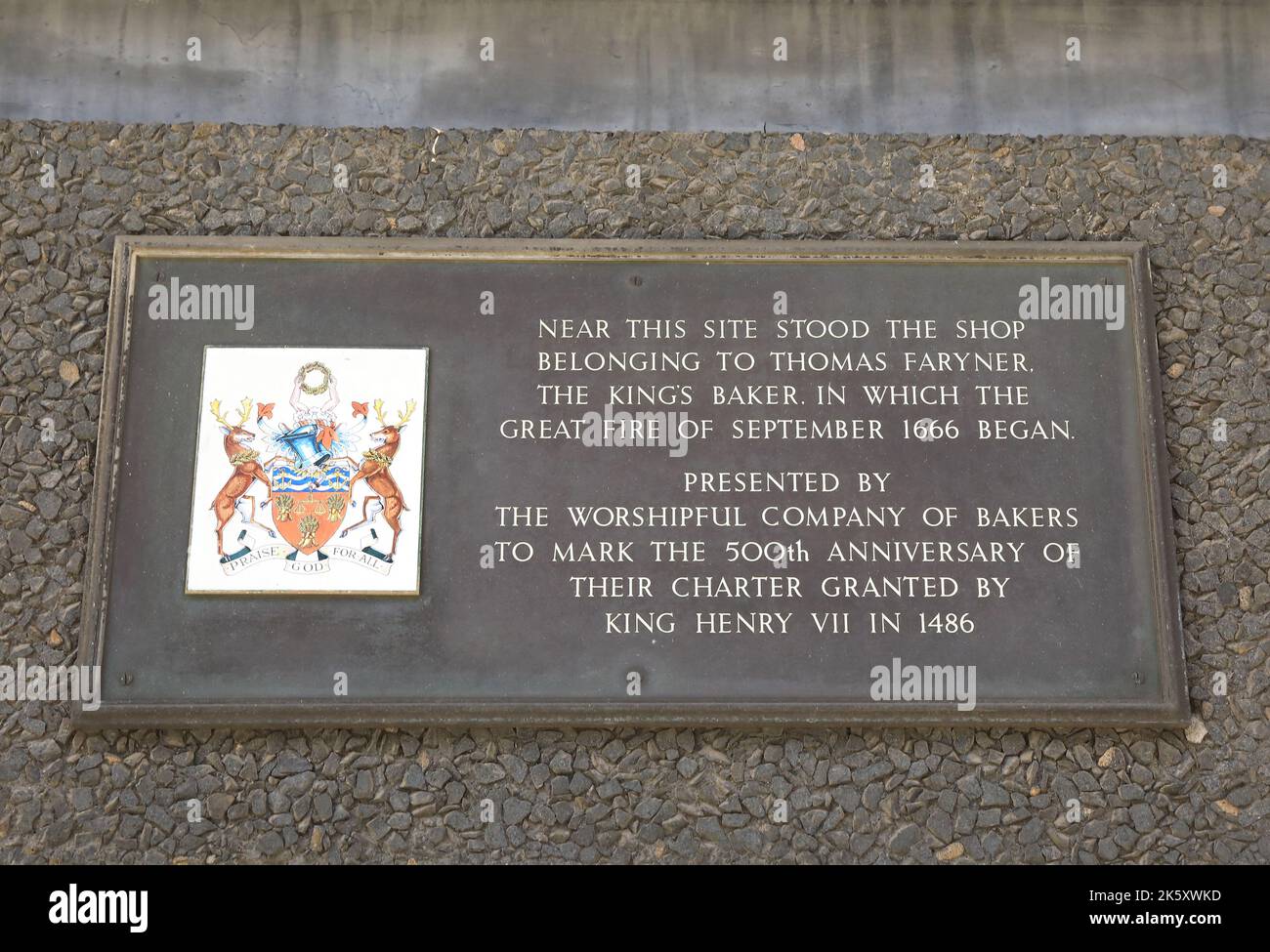 Pudding Lane in the historic Square Mile of the City of London, where