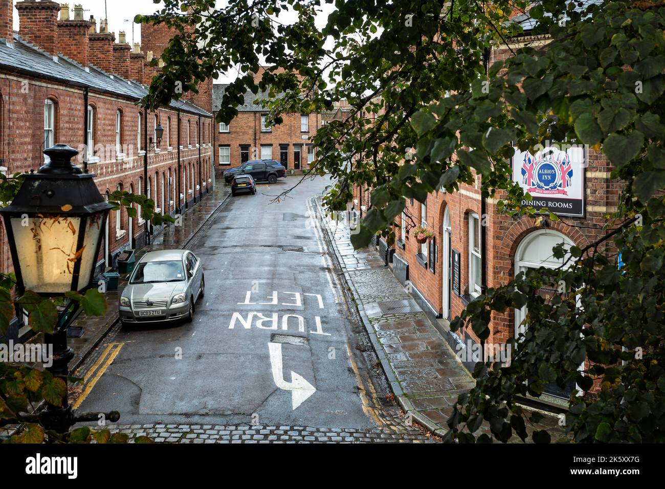 Victorian Corner street pub The Albion Inn in Chester City Centre