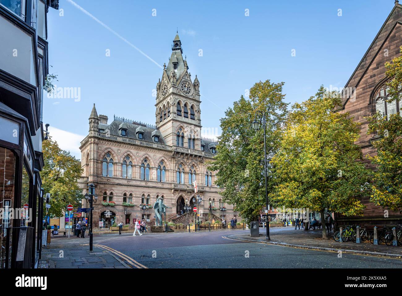 Chester Town Hall in Northgate Street, Chester, Cheshire, UK on 6 October 2022 Stock Photo