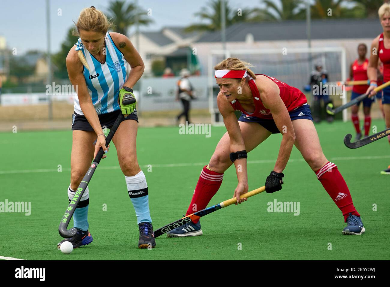 Cape Town South Africa, 10/10/2022, England victorious in Womens +50