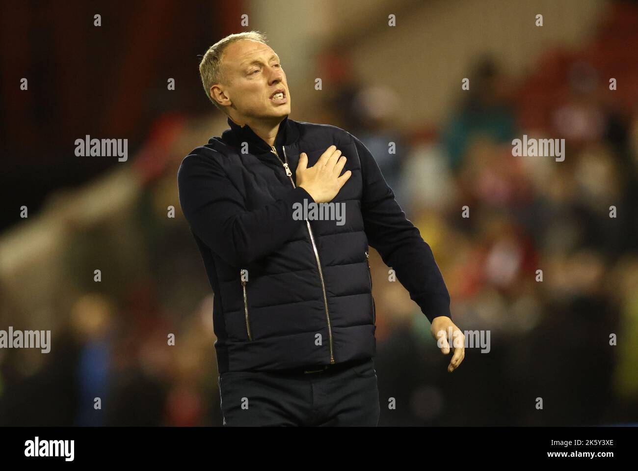 Nottingham, England, 10th October 2022. Steve Cooper manager of