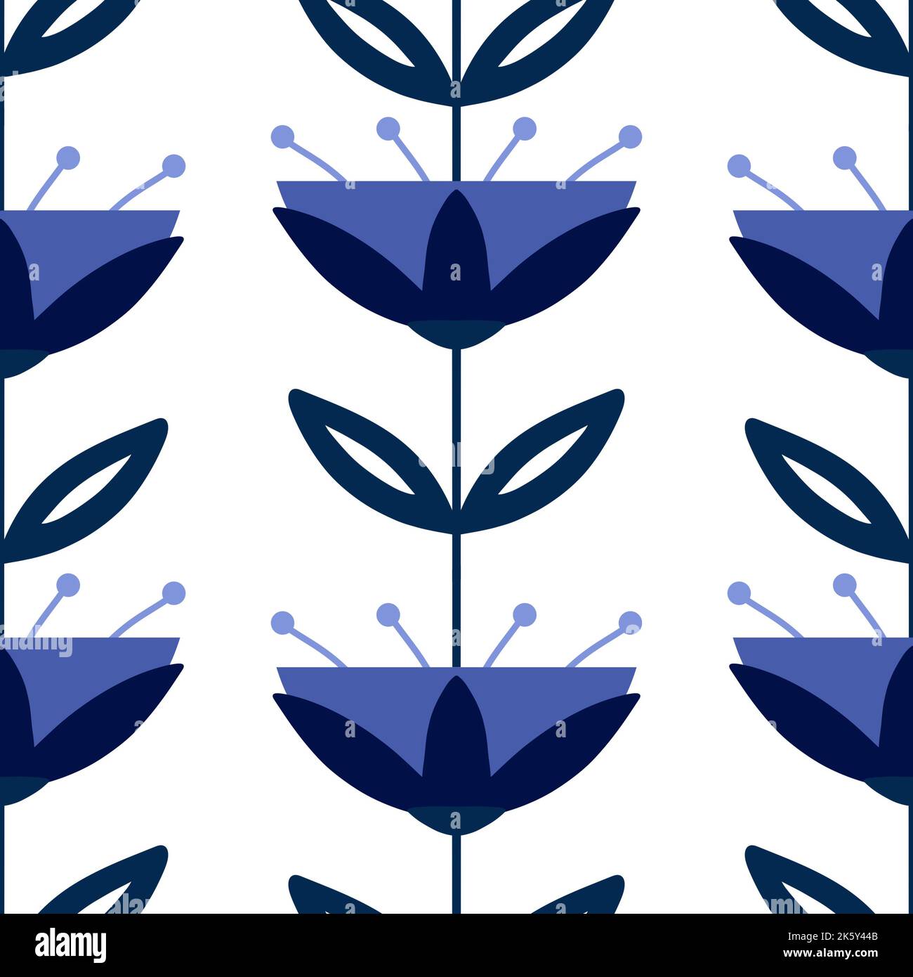 Abstract floral seamless flower stripes pattern for wrapping paper and ...