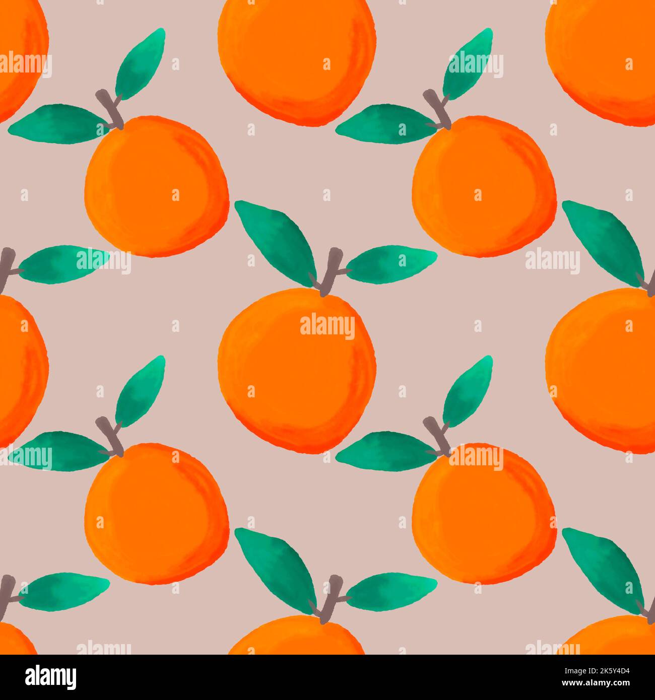 Summer fruit seamless oranges pattern for wrapping paper and kids ...