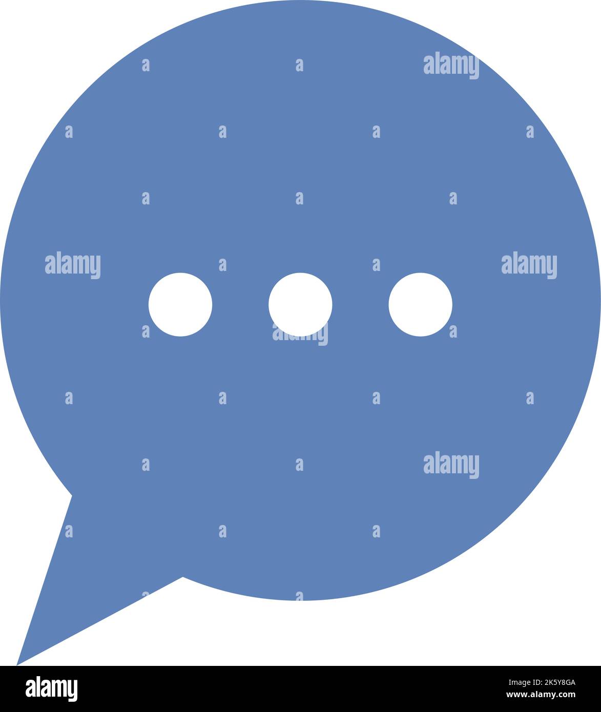 speech bubble blue color Stock Vector Image & Art - Alamy