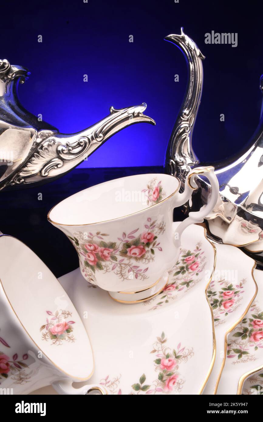 Luxury tea set hi-res stock photography and images - Alamy