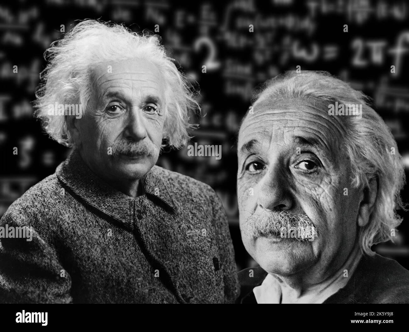 Albert Einstein, the greatest scientist of the twentieth century Stock Photo