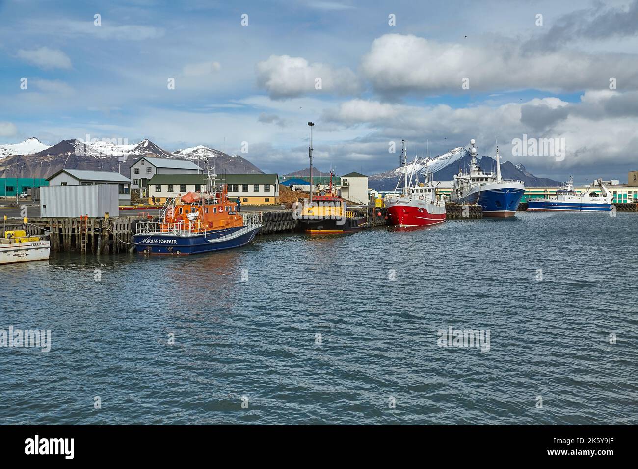 Port of Hofn, Iceland Stock Photo