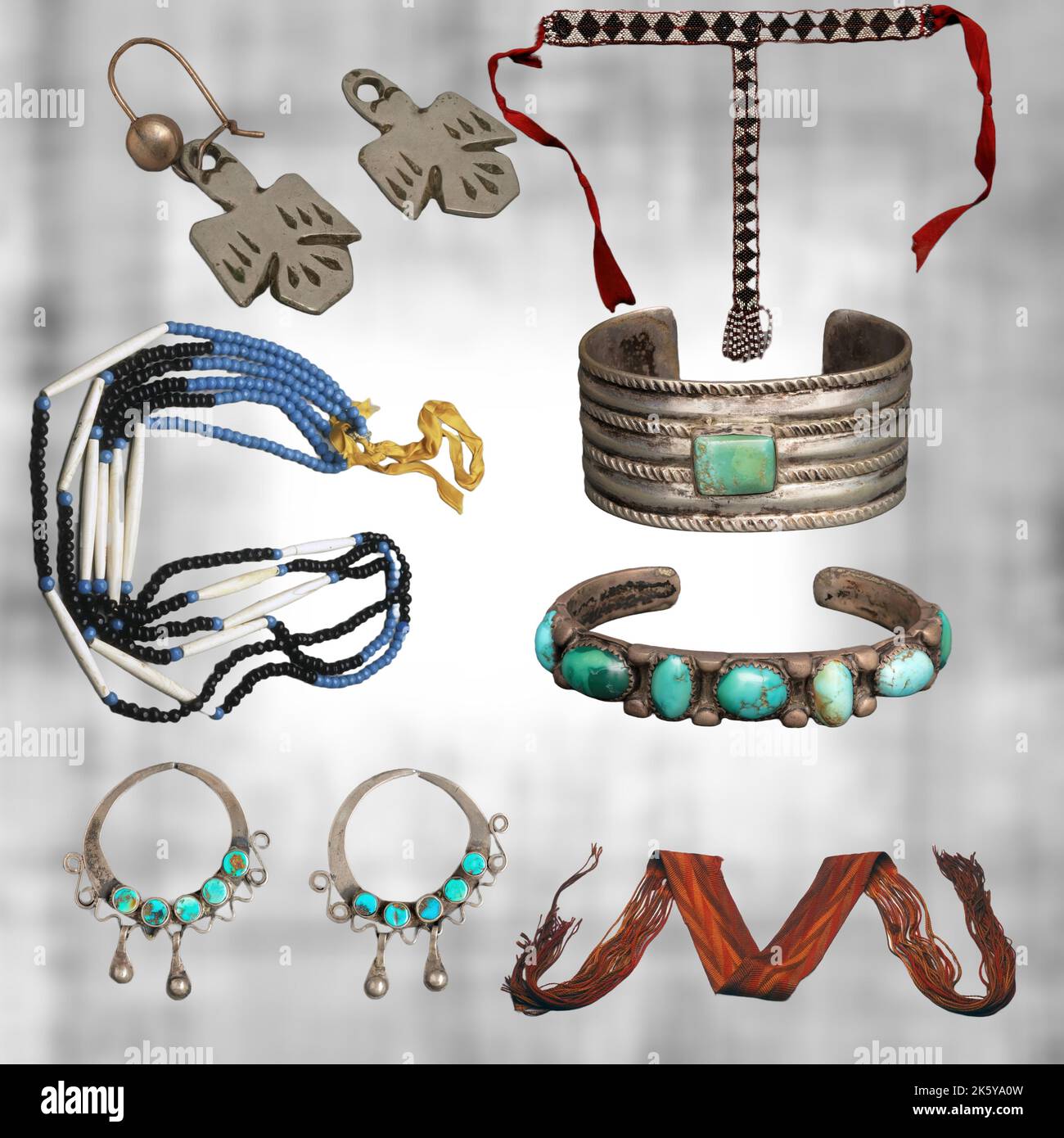 Native American Art Jewelry Stock Photo Alamy