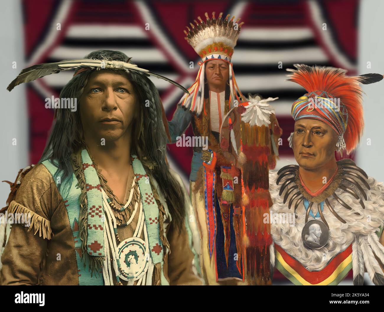 Native American culture an image of some Native Americans, with their