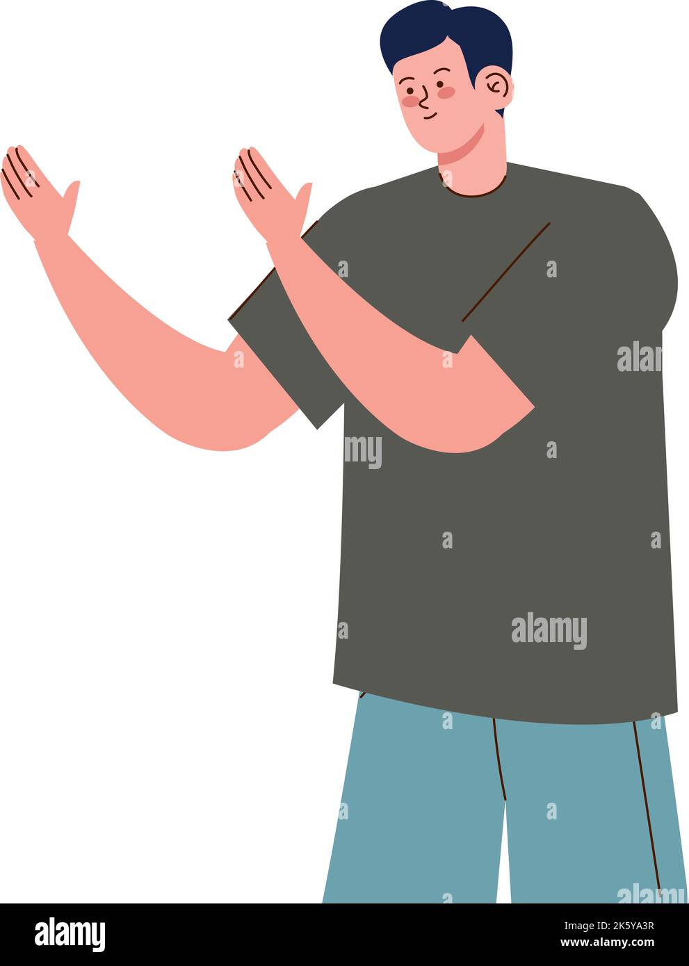young man speaking Stock Vector Image & Art - Alamy