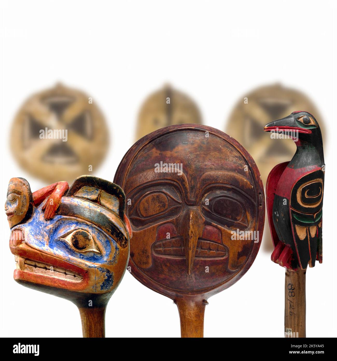 Native Rattle Print Out Navajo drum Cut Out Stock Images & Pictures - Alamy