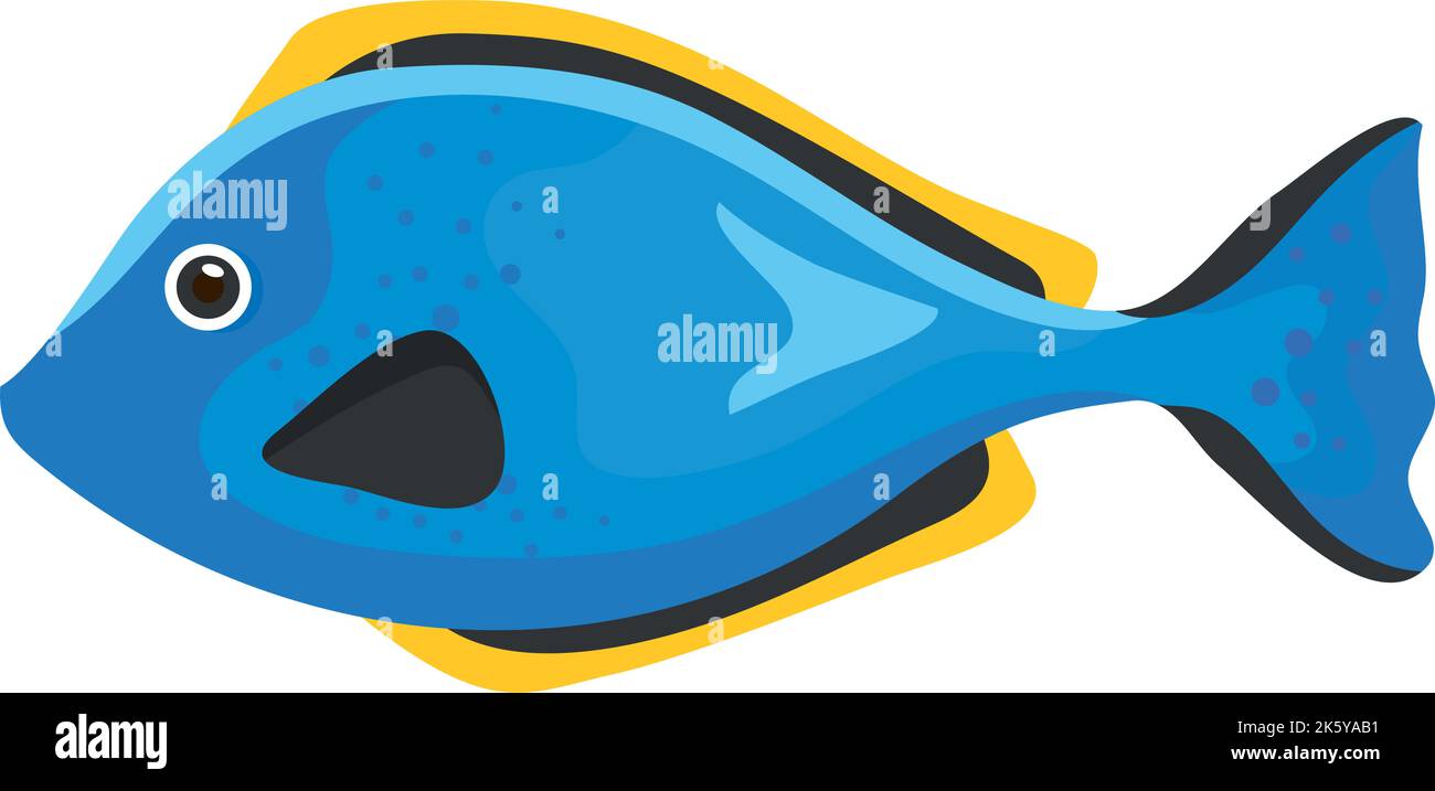 blue fish sealife animal Stock Vector Image & Art - Alamy