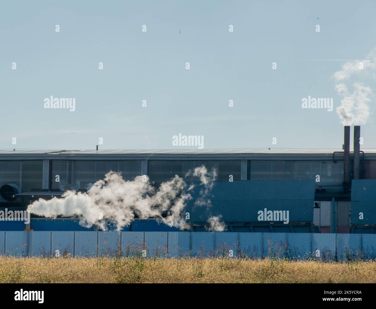 Fireplace that expels harmful chemical fumes Stock Photo Alamy