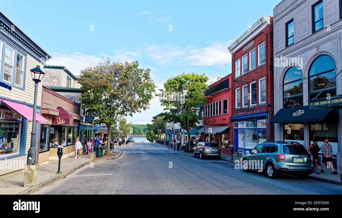 BAR HARBOR, MAINE September 1, 2022 Bar Harbor, on the coast of