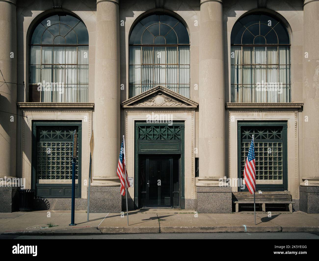 Architectural in downtown, Olyphant, Pennsylvania Stock Photo Alamy