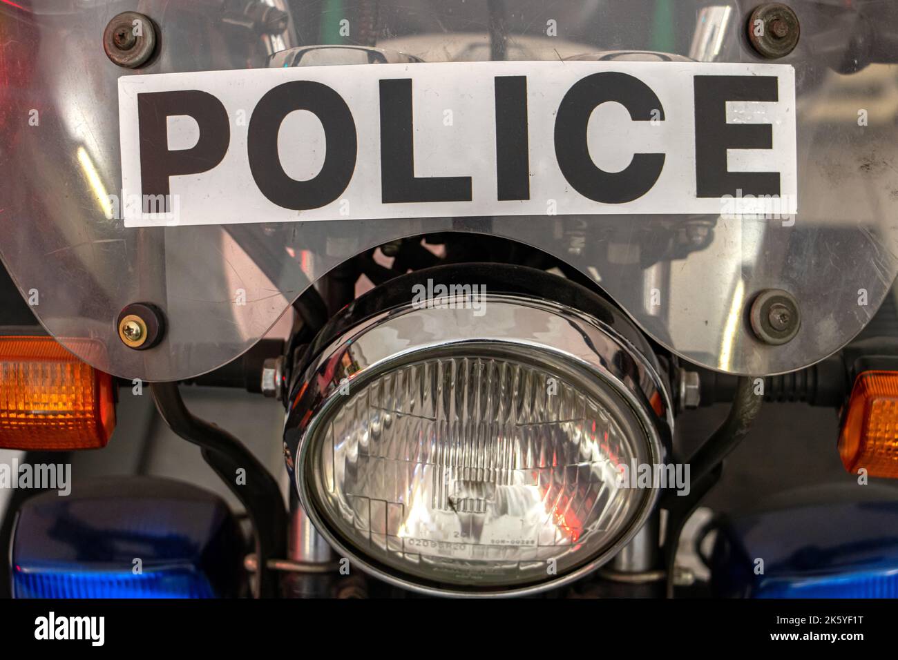 old police motorcycle