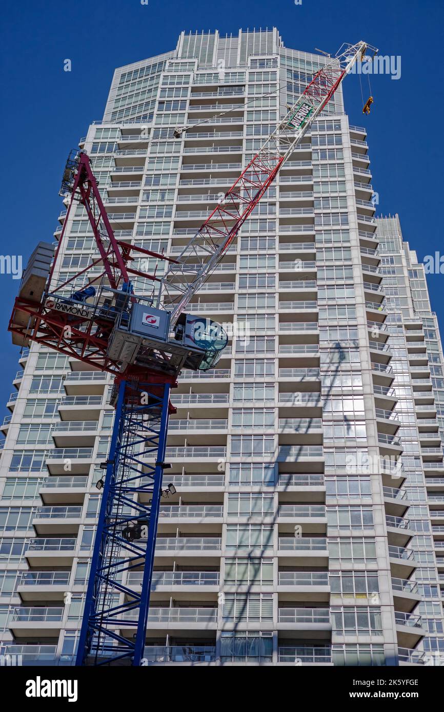 Building under construction at Yonge and Eglinton, Toronto, ON, Canada Stock Photo