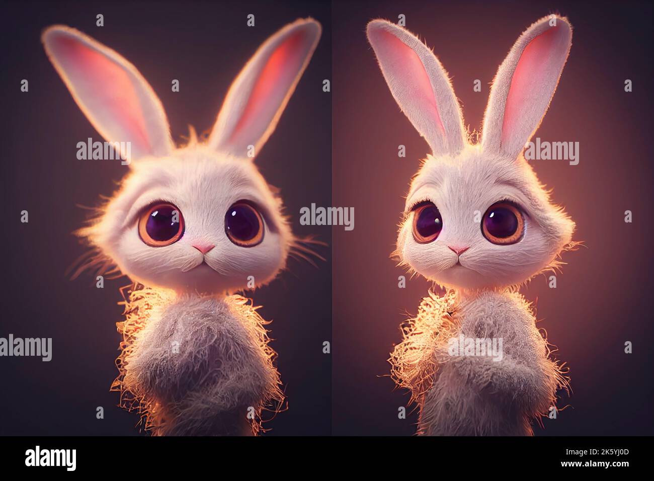 Cartoon illustration funny bunny big hi-res stock photography and images -  Alamy