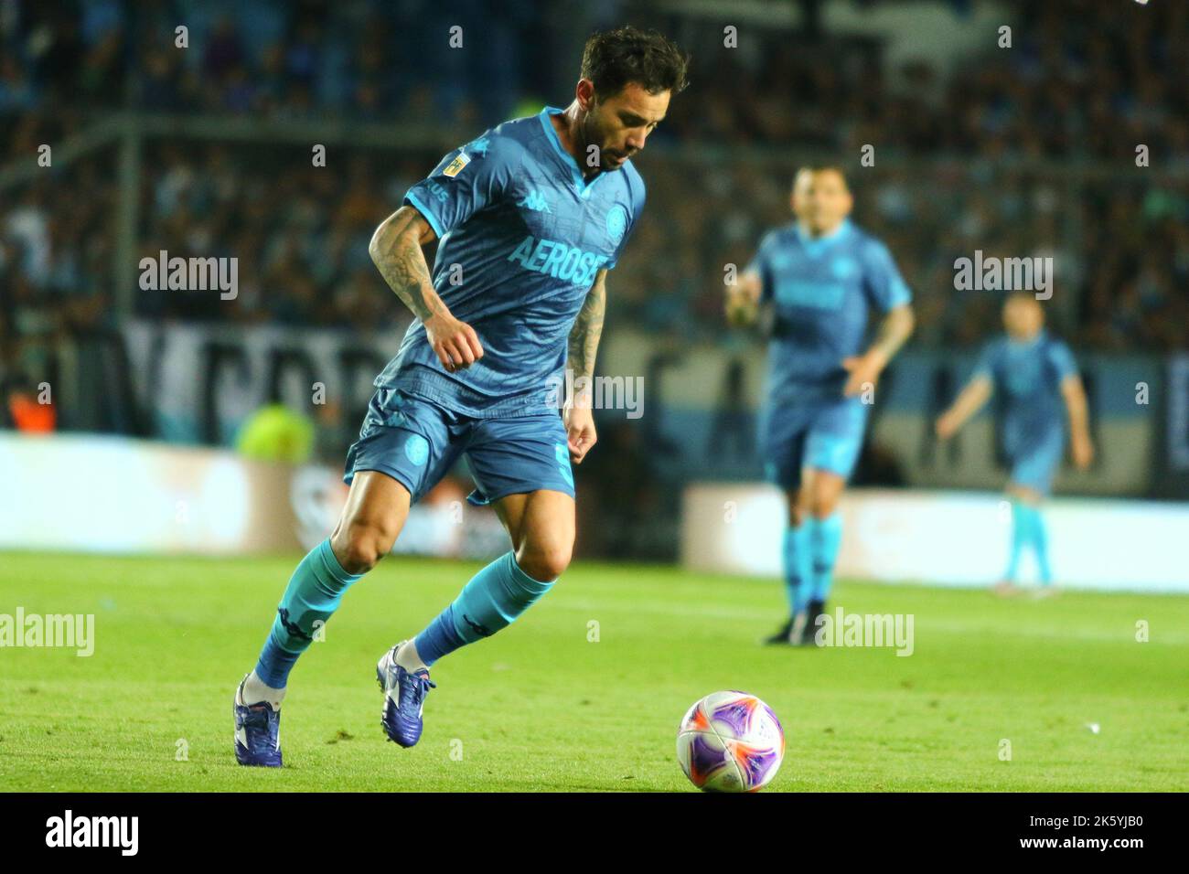 BUENOS AIRES, 10.10.2022: Racing and Atlético Tucuman play the closing match of the 24th round of the Argentine Professional Football League Stock Photo