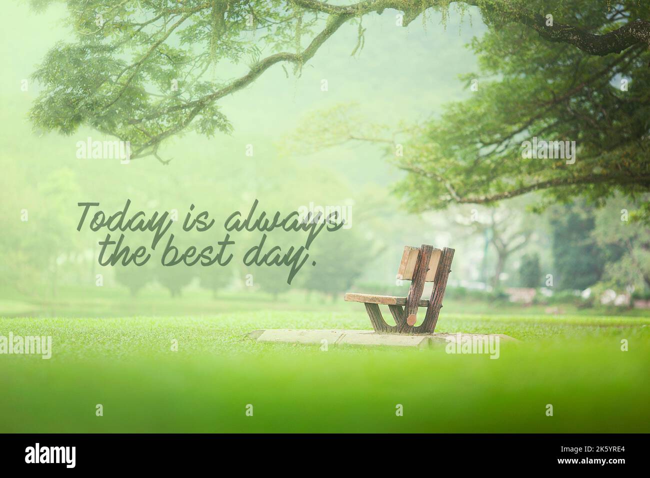 Motivational and inspiration quotes with phrase Today is always the ...