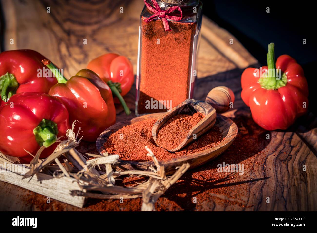 smoked red Hungary Paprika sweet or spicy Stock Photo Alamy