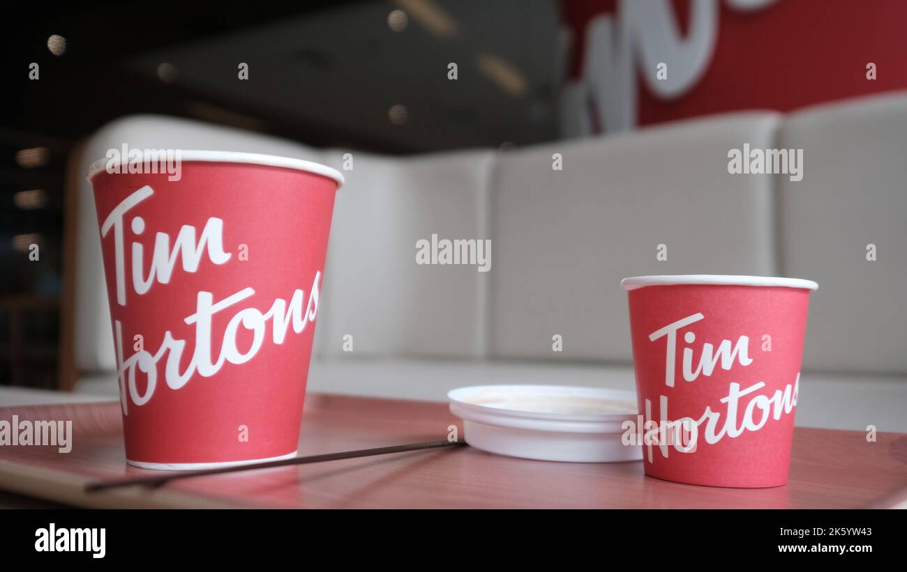 Tim Horton Coffee Stock Photo
