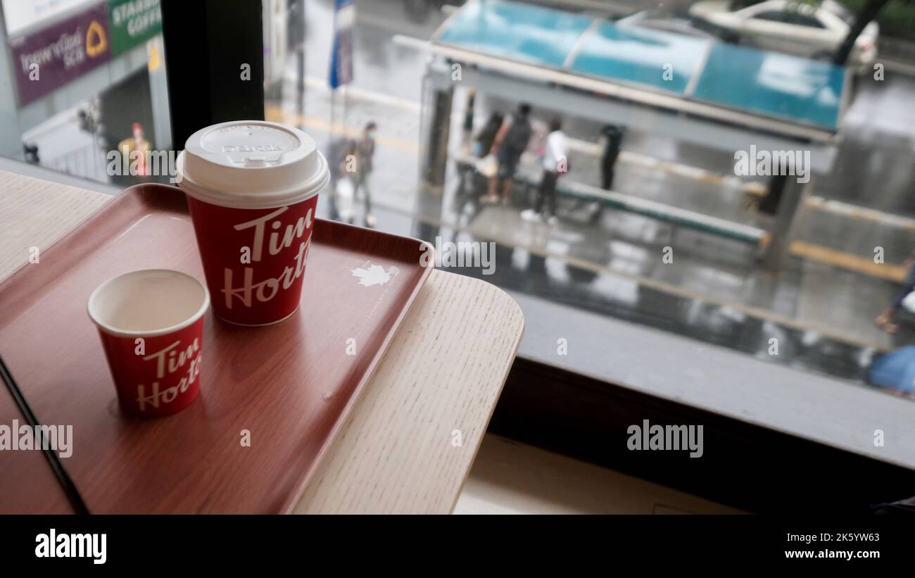 Tim Horton Coffee Stock Photo