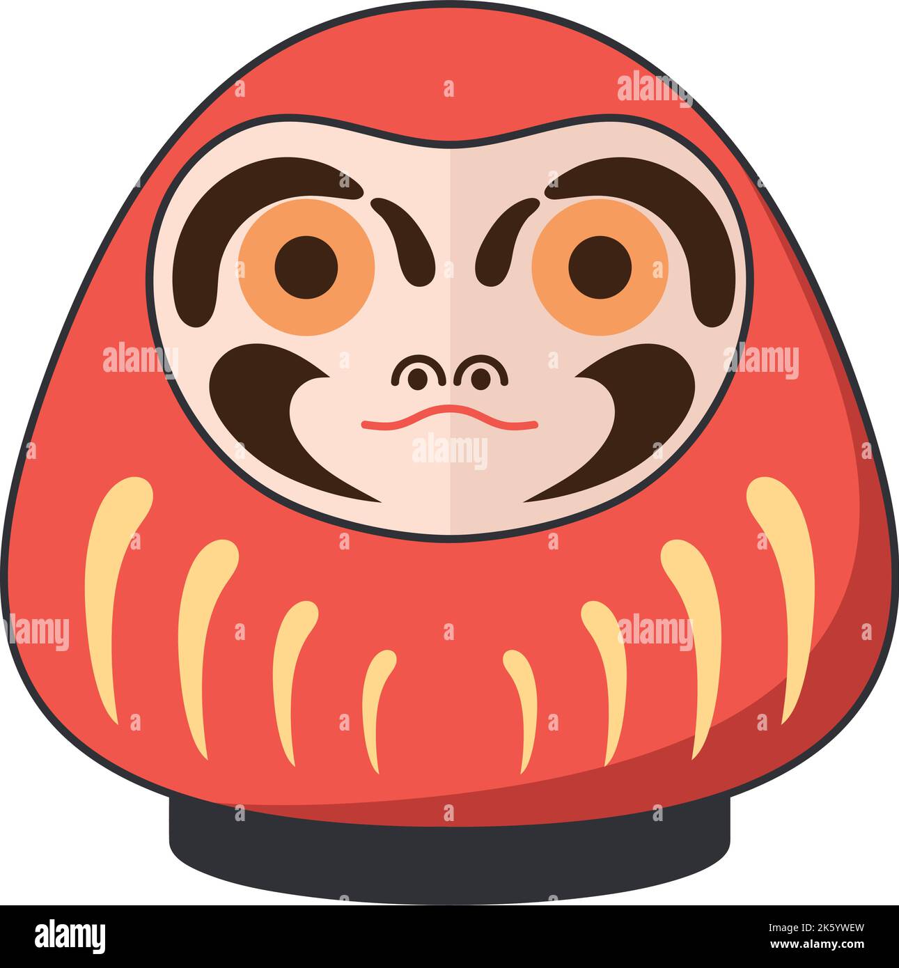 japanese culture daruma Stock Vector Image & Art - Alamy