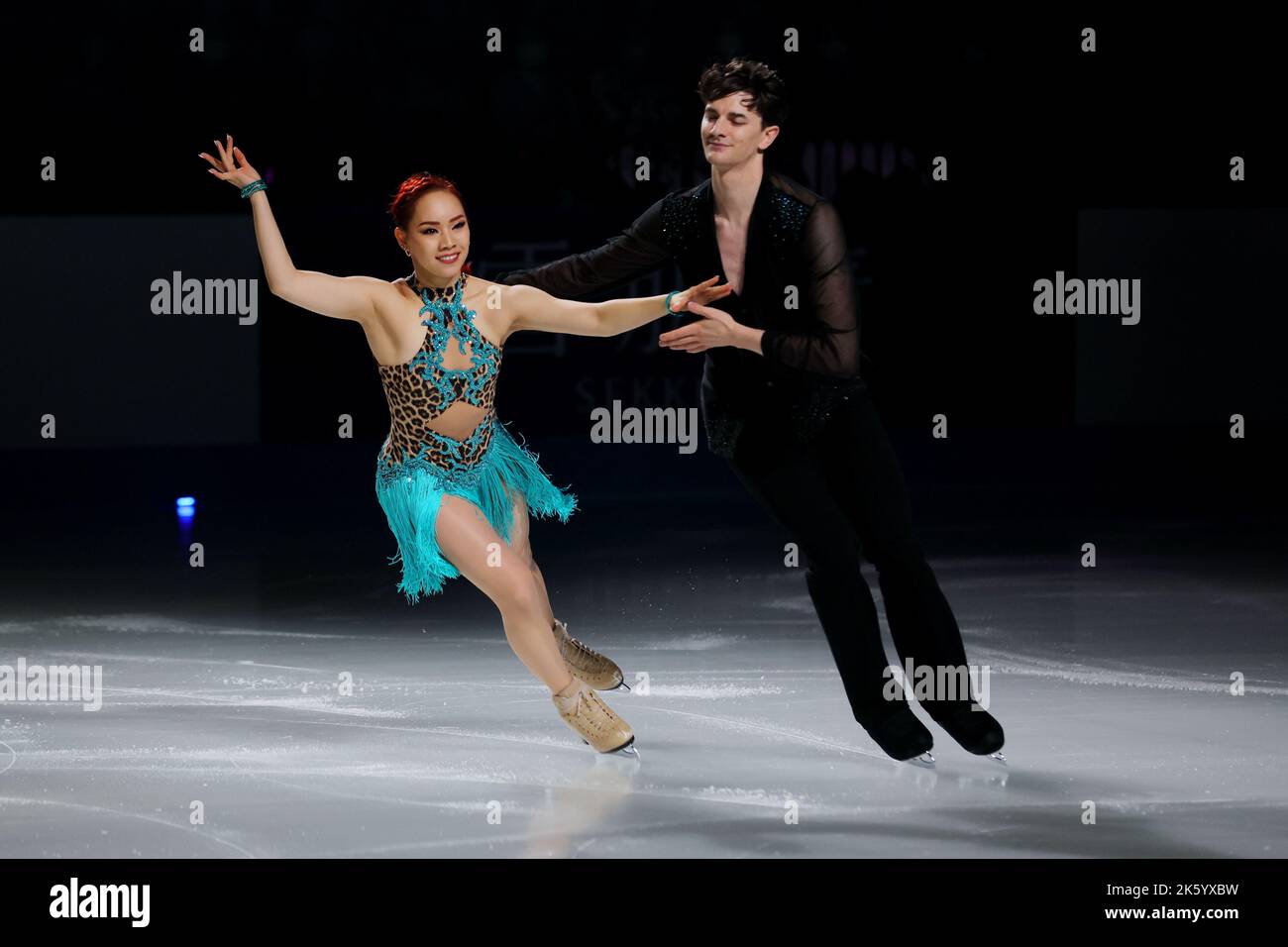 Saitama, Japan. 8th Oct, 2022. Misato Komatsubara & Takeru Komatsubara