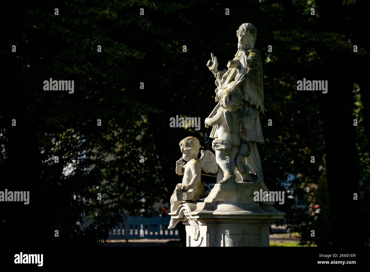 Skulptur im Park Stock Photo
