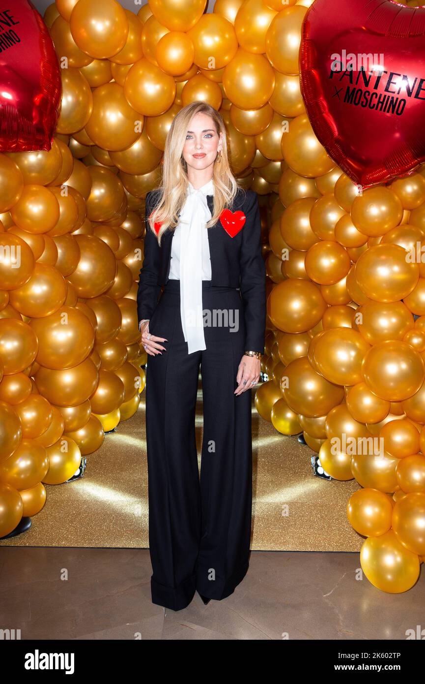 Chiara Ferragni Pantene and Moschino launch the 2nd edition of “Forti  Insieme” to support business projects with social impact and present the  limited edition of capsule collection PANTENE X MOSCHINO Milan, Italy