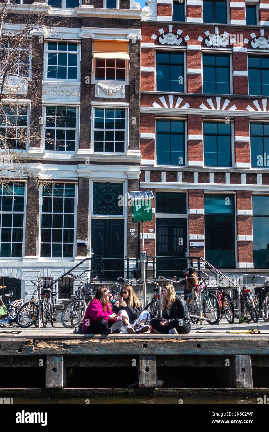 Amsterdam, April 2022. Photographer: Ale Espaliat Stock Photo