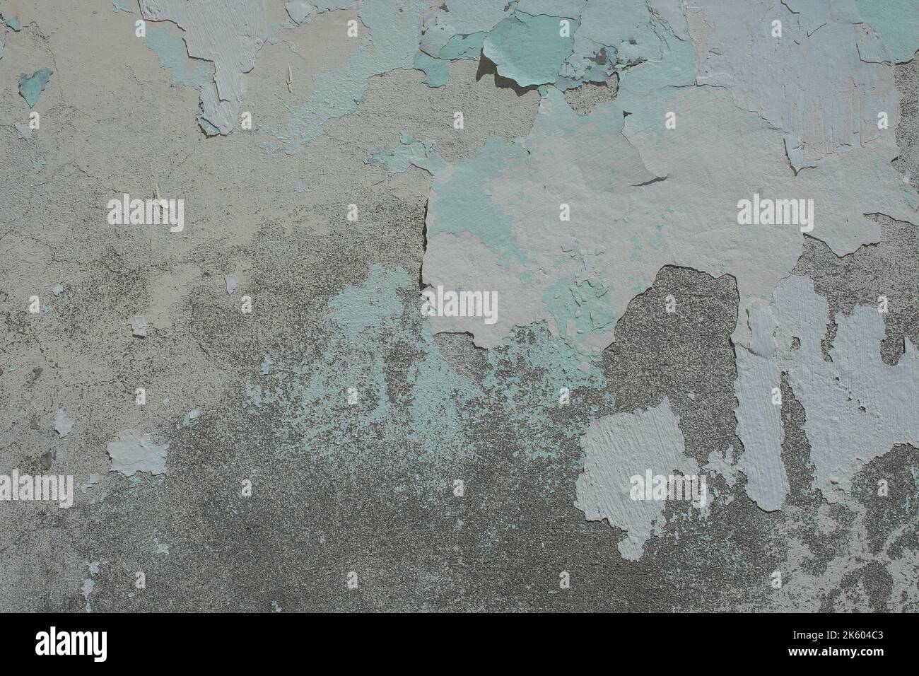 Abstract background old wall paited white,gray,green Stock Photo