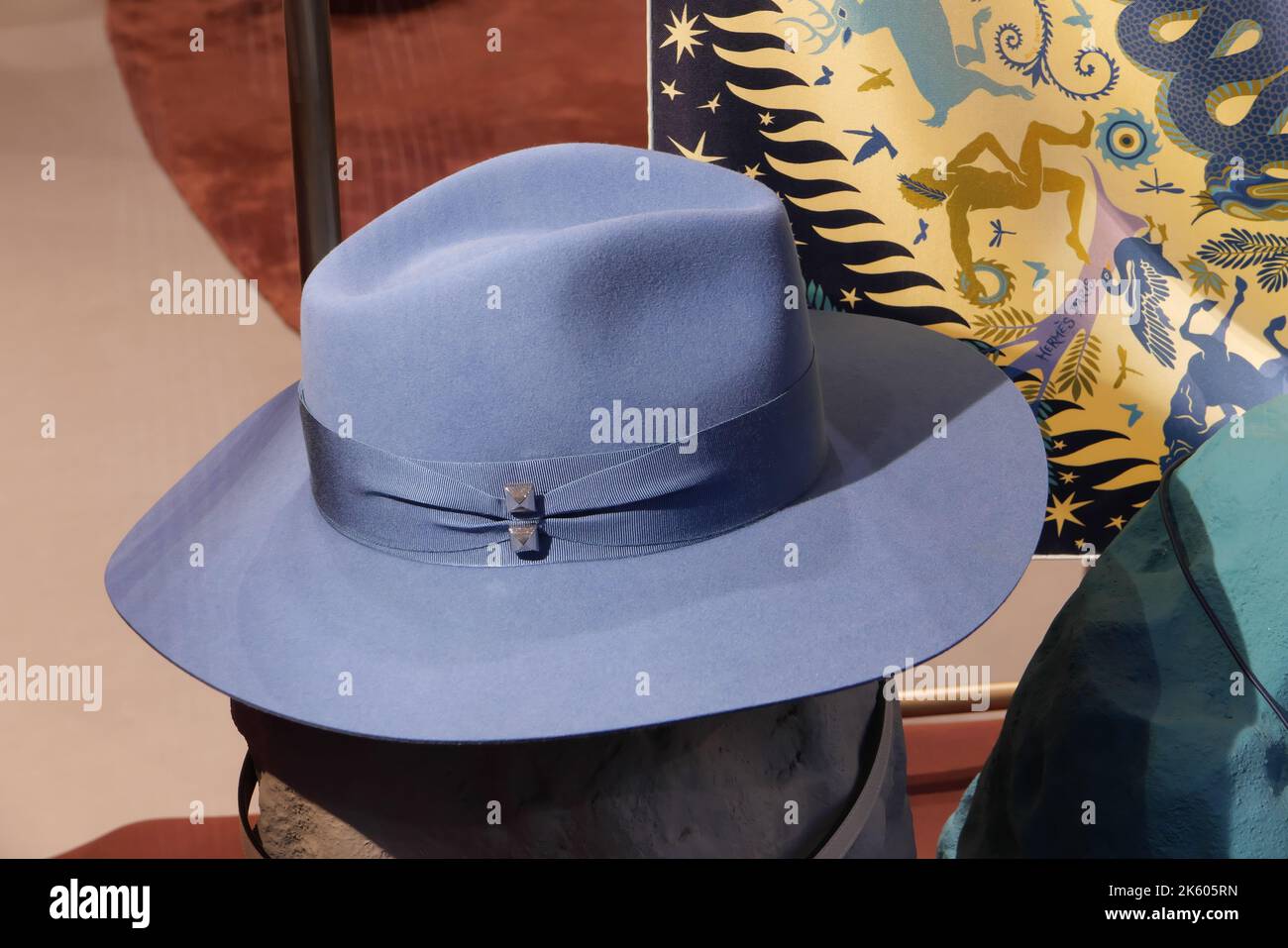 Hermes boutique and Musee de l'Annonciade Saint Tropez Provence Cote-d'Azur  France Stock Photo - Alamy